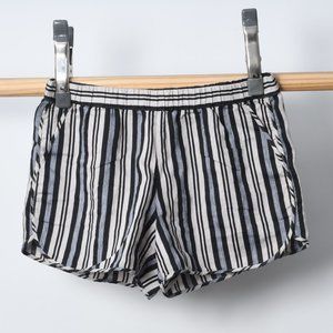 Madewell Striped Pull-On Poplin Shorts L